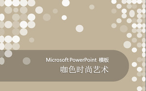 Cafe Fashion Art Slideshow Template Download