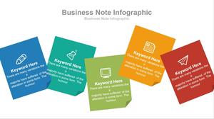 การ์ดข้อความผลวัสดุ PPT กล่อง