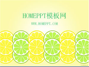 background kartun buah PPT Template Download