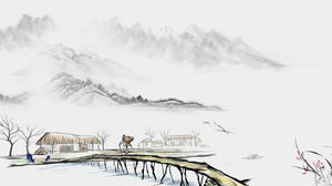 Chineză stil PPT fundal colecție de imagini (2)