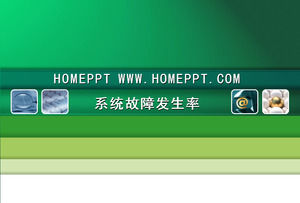 الكلاسيكية التكنولوجيا الخضراء قالب PPT تحميل