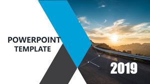 簡潔時尚的PPT模板