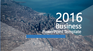 Oraș de coastă Arhitectura șablon de fundal de afaceri Slideshow