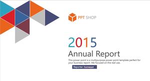 Modello PPT per fan di Europa e America multi-chart a colori