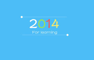 Projeto colorido da atmosfera simples apartamento ppt templateColorful design plano atmosfera modelo simples ppt