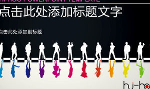 Colorful life personal resume PPT template