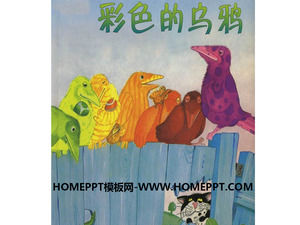 "Colorido Raven" foto historia PPT