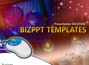 mouse komputer simbol @ dot dunia peta korea teknologi komputer ppt Template