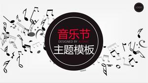 Template PPT per il tema Music Festival Festival