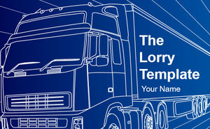 Szablon PPT kontenera frachtowego