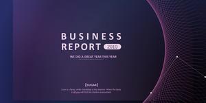 Modello PPT della tecnologia sci-fi a maglia fredda