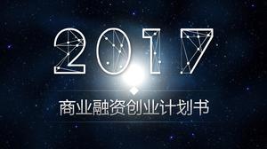 Templat PPT Pembiayaan Bisnis Cool Star Air