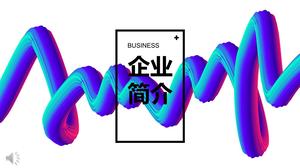 Modelo de PPT de promoção de perfil corporativo