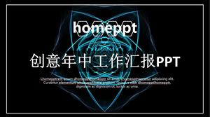 Creative mid-year work report PPT