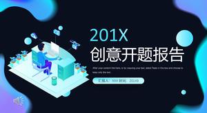 Creative opening report dynamic template