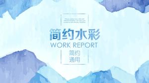 Modèle PPT universel d'effet aquarelle créatif