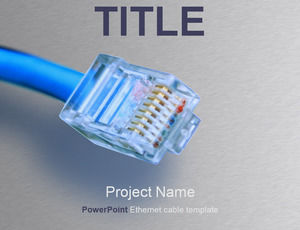 Crystal tehnologie de calculator cap șablon PPT