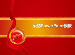 Cupid arrows background love PPT template download