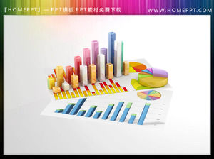 Data chart background PPT icon download