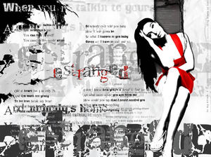 DJ slow roll song background ballroom PPT template download