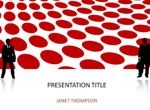 marché Dotted abstrait rouge