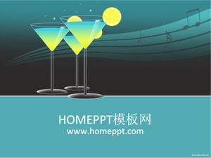 Bebe suco de fundo de alimentação e bebidas Template Slideshow Indústria