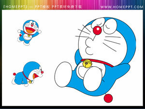 Duo un vis PPT imagine tăiat materiale descărcare