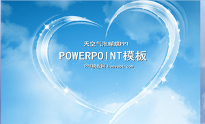 Dynamic Sky Butterfly Flying PPT Template Download