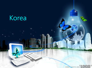 Electronic Network Blue Technology