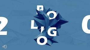 Elegante und einfache PPT-Vorlage