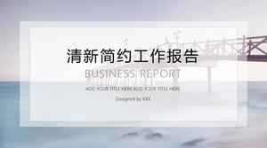 Template PPT laporan kerja yang elegan dan sederhana