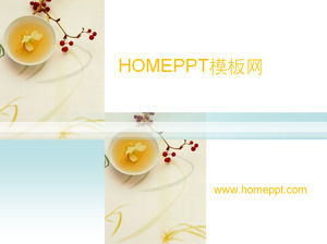 優雅なティー背景ティー＆ティー