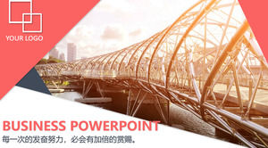 Avrupa ve Amerika Birleşik Devletleri düz ve zarif PPT şablonu