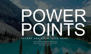 أوروبا والولايات المتحدة الثلوج الجبلية خلفية IOS نمط عالمي قالب PPT