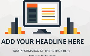 欧美彩色平板商务PPT模板