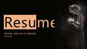 Fan Wenyi pribadi Eropa dan Amerika melanjutkan template PPT