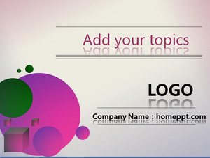 European and American fashion PowerPoint templates for free download