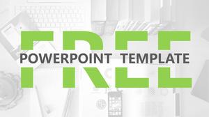 European and American style pictures show PPT template