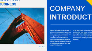 Avrupa ve Amerikan sıcak renk çizgi stili özet raporu PPT şablonu