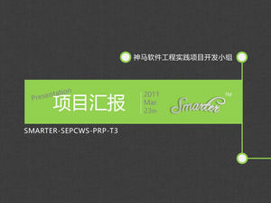 优秀的项目汇总报告的PowerPoint下载