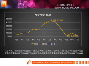 Squisito semplice grafico scaricare PPT