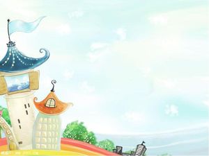 Fantasy świat bajki slajdów tła