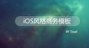 Fantezi yıldız ios tarzı ppt şablonu