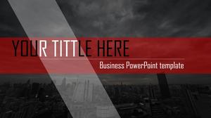 Fashion dynamic European and American magazine style PPT template