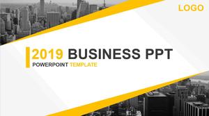 เทมเพลต PPT สำหรับธุรกิจแฟชั่นในยุโรปและอเมริกา