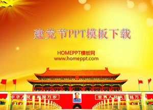 Fine Fundación Día PowerPoint Plantilla Descarga