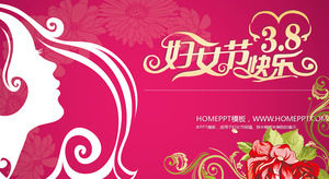 Feine 28. März Tag der Frau Powerpoint-Vorlage herunterladen