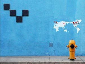 صنبور النار صورة خلفية باور بوينت