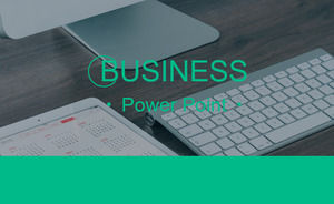 เรียบและเรียบง่ายในรูปแบบธุรกิจ ppt ของยุโรปและอเมริกา