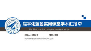 Flat Blue Practical Classroom Academic Report